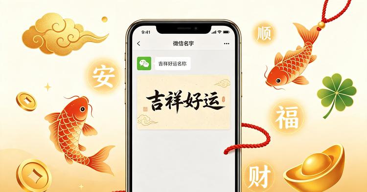 吉祥好运微信名字