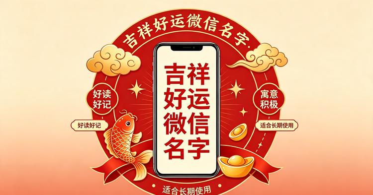 吉祥好运微信名字