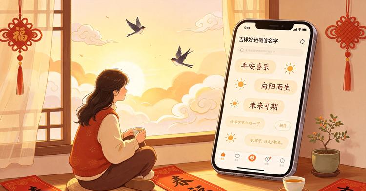 吉祥好运微信名字