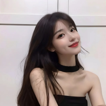 黑长直女友风女头