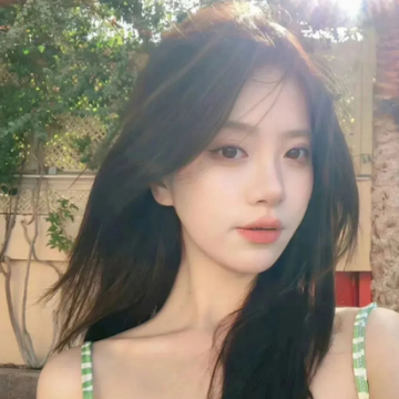 黑长直女友风女头