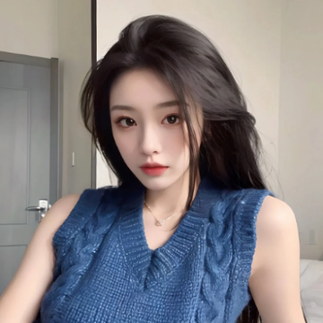 黑长直女友风女头